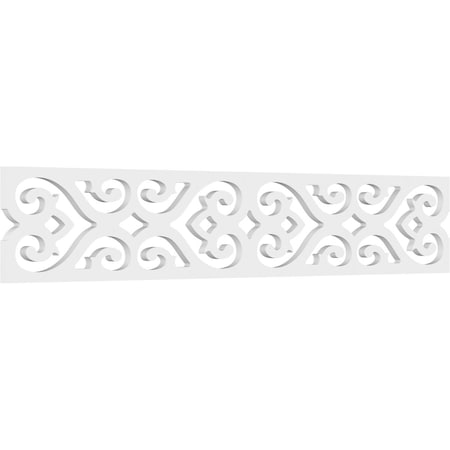 Ekena Millwork Henrietta Architectural Grade PVC Running Trim, 8"H x 5/8"P x 48"L RUNP08X0625X48HNR